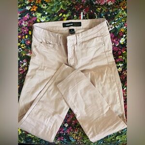 Jordache Jeans Women's Light Pink High Rise Ankle Leggings